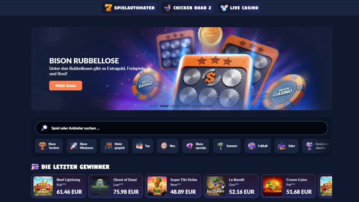 Bison Casino Online-Casino